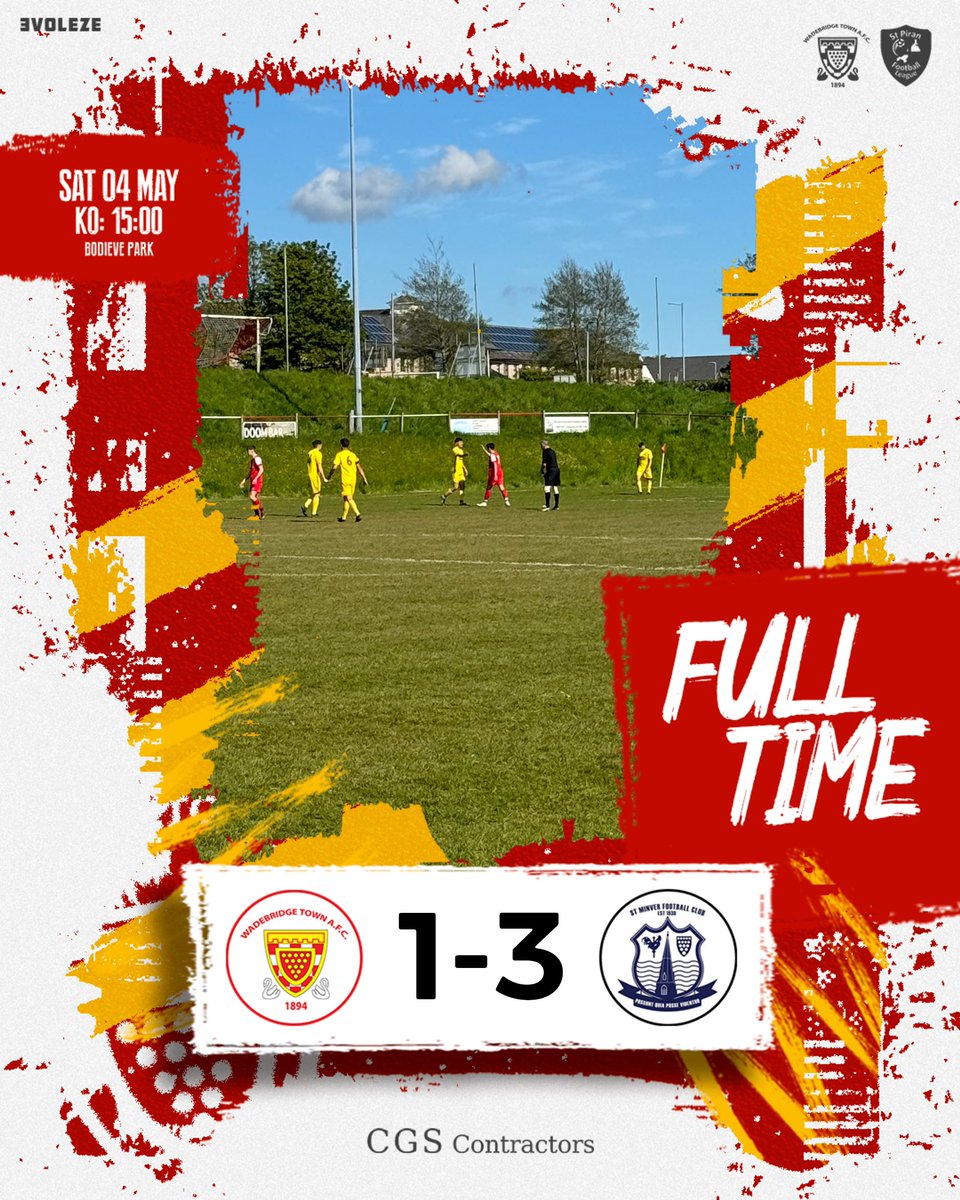 WadebridgeTown's tweet photo. Full time here and the visitors @St_MinverFC take the points and we wish them all the best for the title run in

#utbb #2ndTeam #wadebridge #OurClubIsYourClub 

@StPiranLeague @swsportsnews @KJMsport57 @sportscornwall @Cornishfootball @evoleze https://t.co/zMUGpzimft