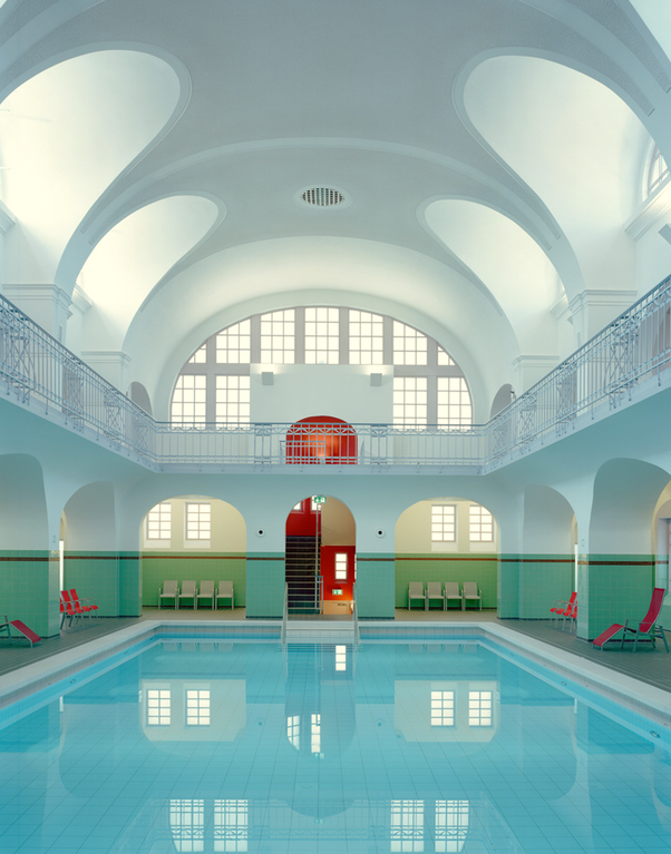 Swimming Hall in Gotha, Germany #AcccidentallyWesAnderson