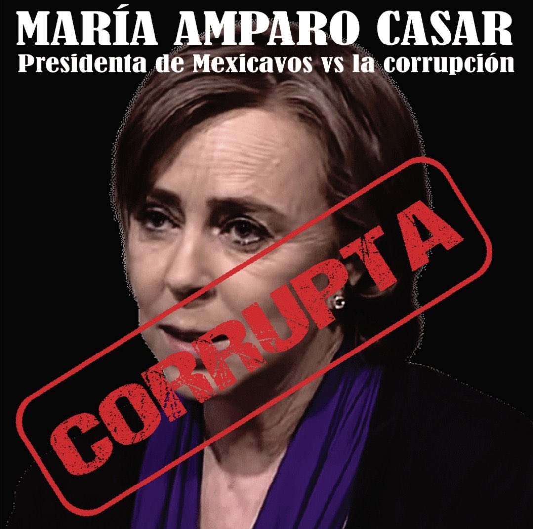 EL CASO DE MARÍA AMAPARO CASAR NO SOLO LA EXHIBE A ELLA COMO CORRUPTA.

EXHIBE COMO SAQUEARON PEMEX DURANTE EL PRESIDENCIALISMO Y EL NEOLIBERALISMO.
DESPILFARRARON LA ABUNDANCIA Y SE ATASCARON CON LOS HUEVOS DE ORO.
#ClaudiaArrasa #XochitlYaPerdio
#NarcoPresidenteAMLO54