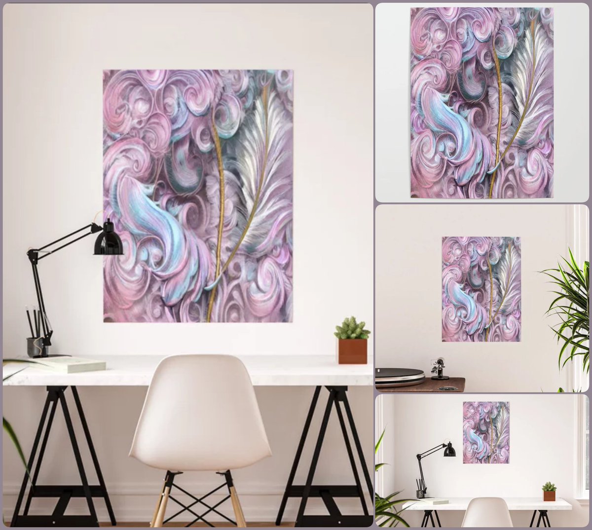 Chalchiuhtlicue Poster~The Art of Uniqueness!~ #artfalaxy #art #tapestries #homedecor #society6 #wallart #designs #trendy #modern #swirls #accents #accessories #posters #teal #blue #pink #purple society6.com/product/chalch…