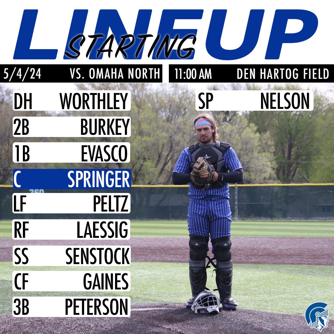 Starting lineup vs. Omaha North