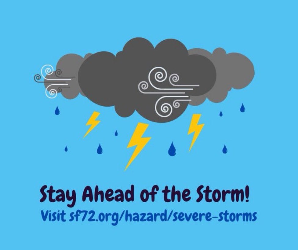 Storms can cause flooding and landslides in certain areas. Call 3-1-1 for non-life-threatening storm issues, and call 9-1-1 for emergencies. SF72.org.