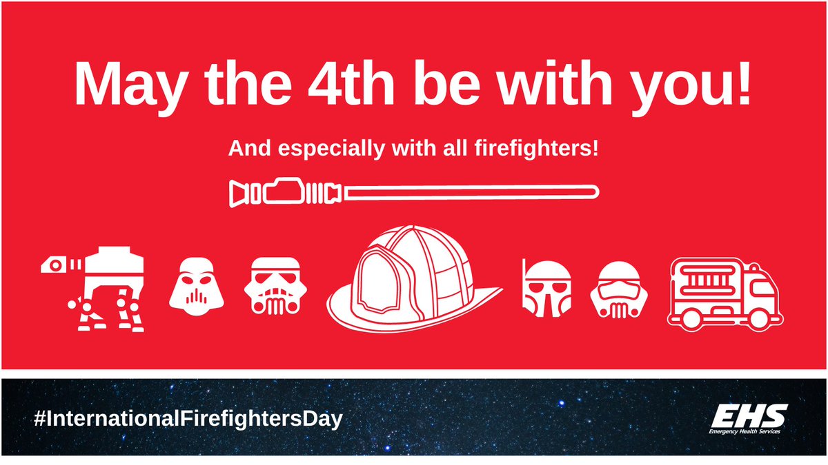 Today is #InternationalFirefightersDay! DYK: the EHS Medical First Responder (MFR) program has more than 2,200 medical responders? Many of those MFRS are volunteer firefighters serving their communities, large and small, across Nova Scotia. Thank you! #IFFD #MayThe4thBeWithYou
