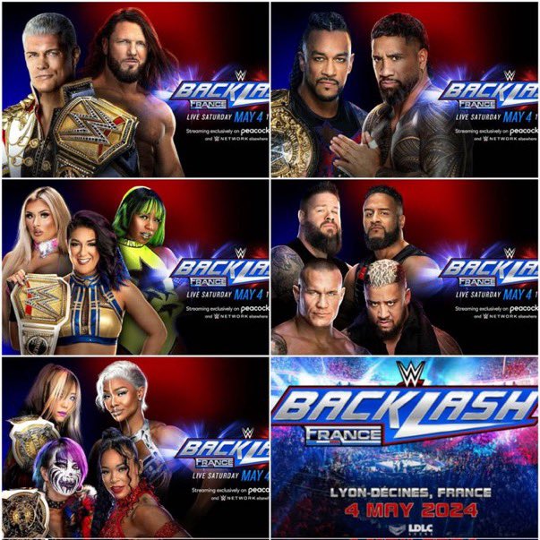 #WWEBacklash #WWE #PeacockTV