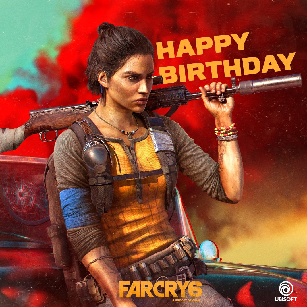 Happy 28th birthday to the fierce and amazing Dani Rojas! 🎉 Did you play as the female or male version of Dani? #FarCry