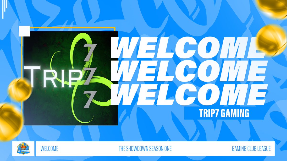 Welcome “Trip7 Gaming” to “The Showdown Season” One Roster: @LETITFLYPOST @DatCanadianMan @BAEHELPIZZO Get signed up! Registration closes 5/5 (Tomorrow) at 12PM EST Register here: thegcl.gg/product/the-sh…