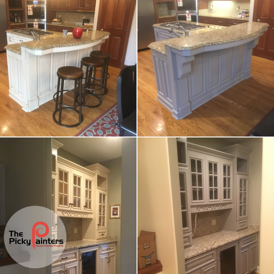 Upgrade your kitchen with a stunning transformation

Out with the old distressed cream, in with a modern Mega Greige SW7031

Our rock-hard Italian finish ensures a sleek upgrade in just 4 days

Follow for more

#HomeJoy #DreamKitchen #CabinetGoals #ThePickyPainters #ClevelandOhio