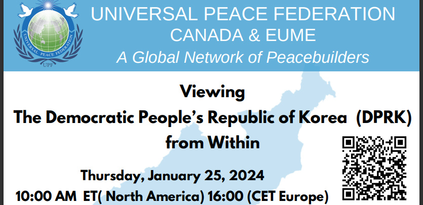 'Viewing the DPRK from Within' 25 Jan, two experts on N. Korea. Dr. Han S. Park, Prof Emeritus of International Affairs, Univ of Georgia. Former MEP, Glyn Ford has promoted ‘critical engagement’ with the #DPRK #upf See bit.ly/3UyeqKx