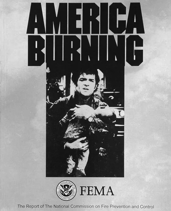 #Today in #firefighter history: The National Commission of Fire Prevention and Control’s America Burning Report (1973) called for increased fire prevention and fire safety education efforts to reduce U.S. fire loss. Actions taken included the formation of the USFA in 1974.