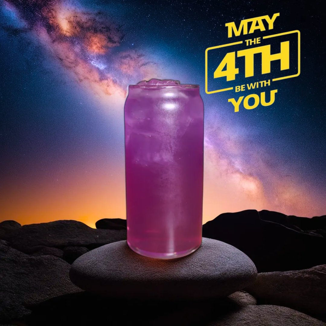 May the 4th be with you, and also with you (yoda voice)...🌠
*Pictured Butterfly Lemonade

 #MayThe4th #StarWarsDay #JediLife #ForceFriday #SithHappens