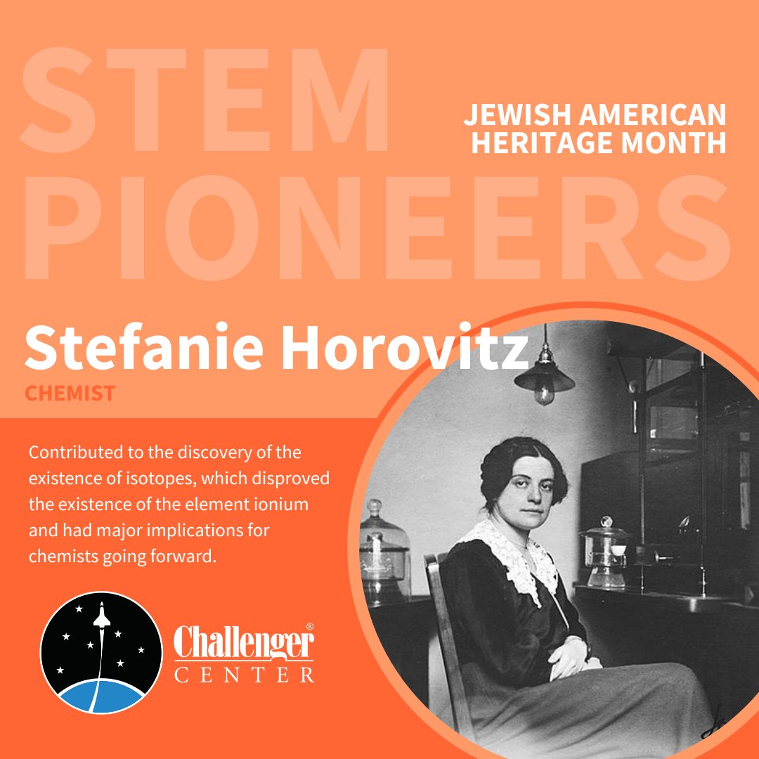 In honor of #JewishAmericanHeritageMonth, we're spotlighting just a few of the many Jewish American #STEM pioneers who have benefited humankind: Judith Resnik, Judith Love Cohen, Ralph H. Baer, & Stefanie Horovitz. #STEAM #Space #Space4All #YouBelongInSTEM #STEMeducation