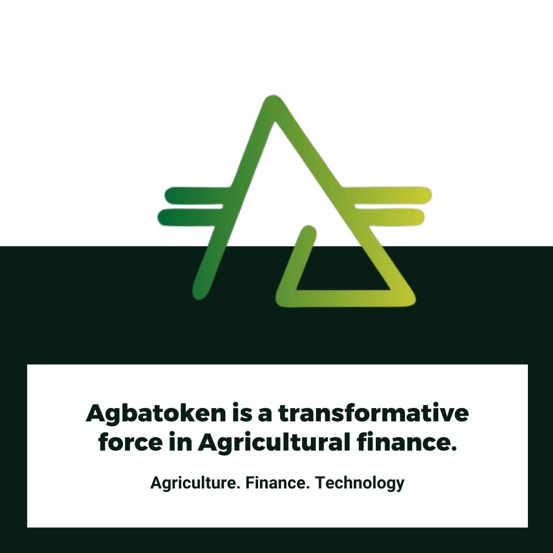 #Agbatoken 
@agbadovolution Technologies Powered @agbatoken will be the Ultimate Nigeria Agricultural Productivity Financing Solution to a Lasting overall Massive Jobs Creation, Food Security, Economic Sustainability, Cultural Integration and Socio Political Stability. #Agvadovo