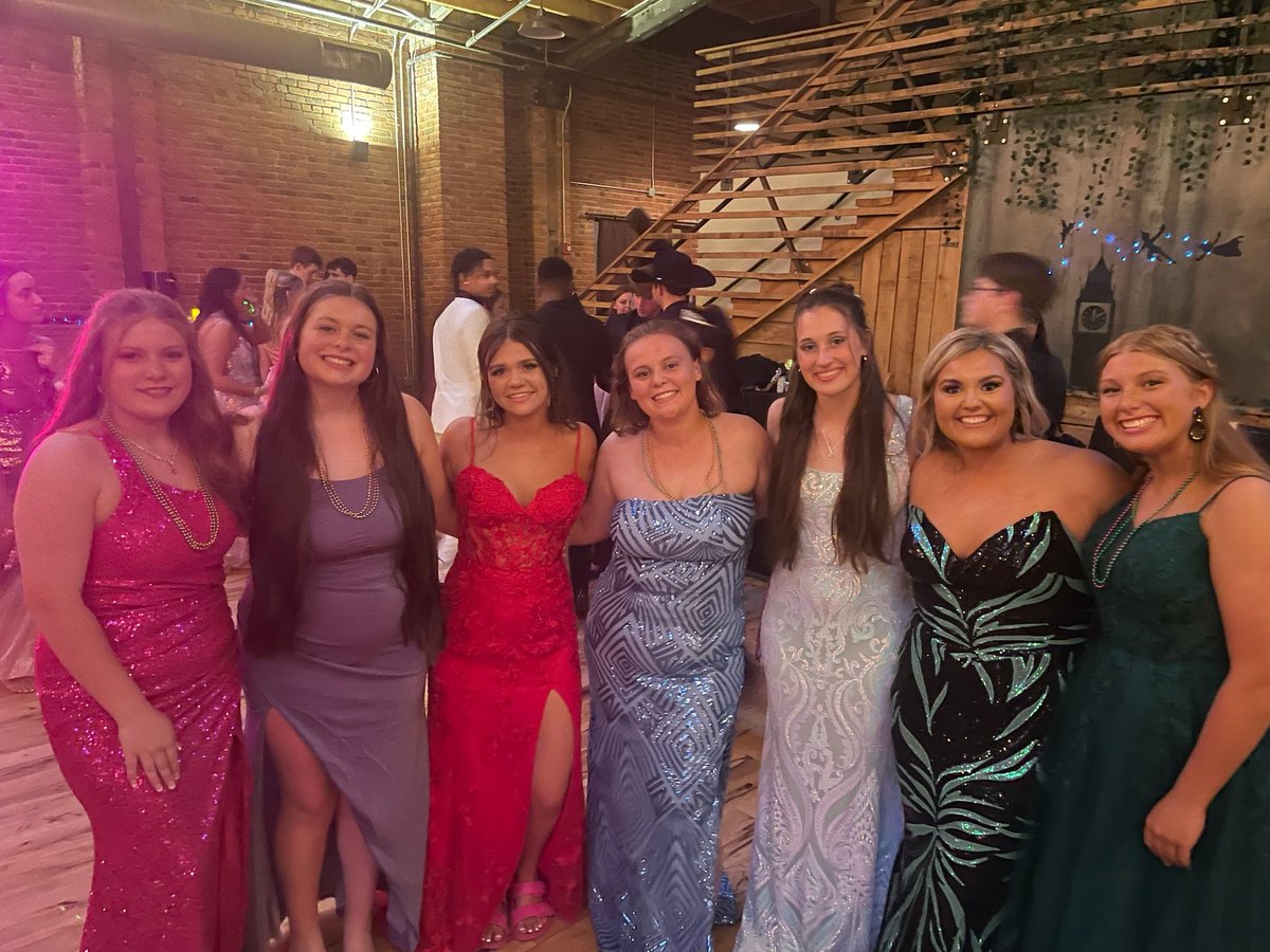 Lady Kees enjoying some time off the field at Prom.
