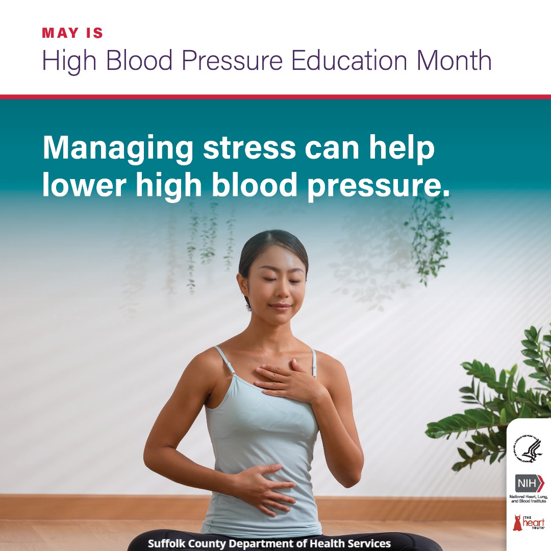 May is #HighBloodPressureMonth! Long-term stress may contribute to heart problems such as high blood pressure. Taking time to feel gratitude may improve your emotional well-being by helping you cope with stress. nhlbi.nih.gov/resources/stre…