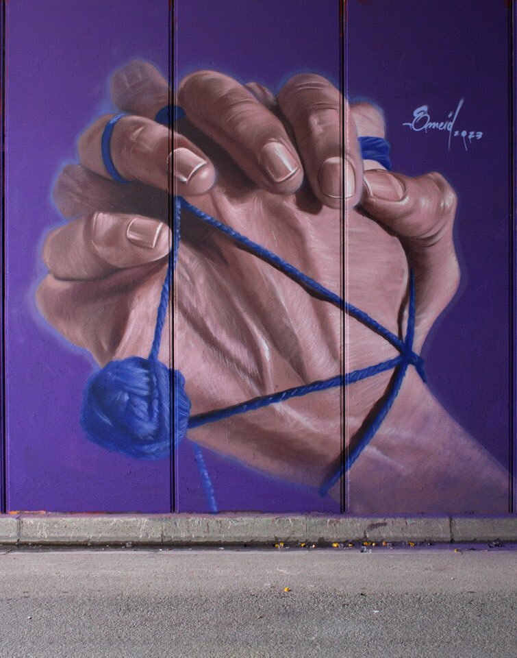 'Tied'
#StreetArt by EMEID📍Chiaravalle, Italy 🇮🇹