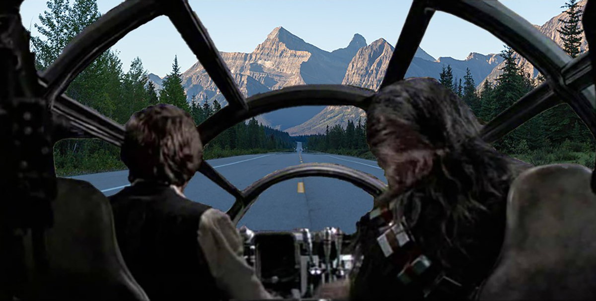 It's #StarWarsDay Each year, visitors travel from all over to see the otherworldly scenery along the Icefields Parkway. To protect this special place, obey speed limits and watch out for wildlife. 🔗 Driving safety: ow.ly/fEBc50Rtznv