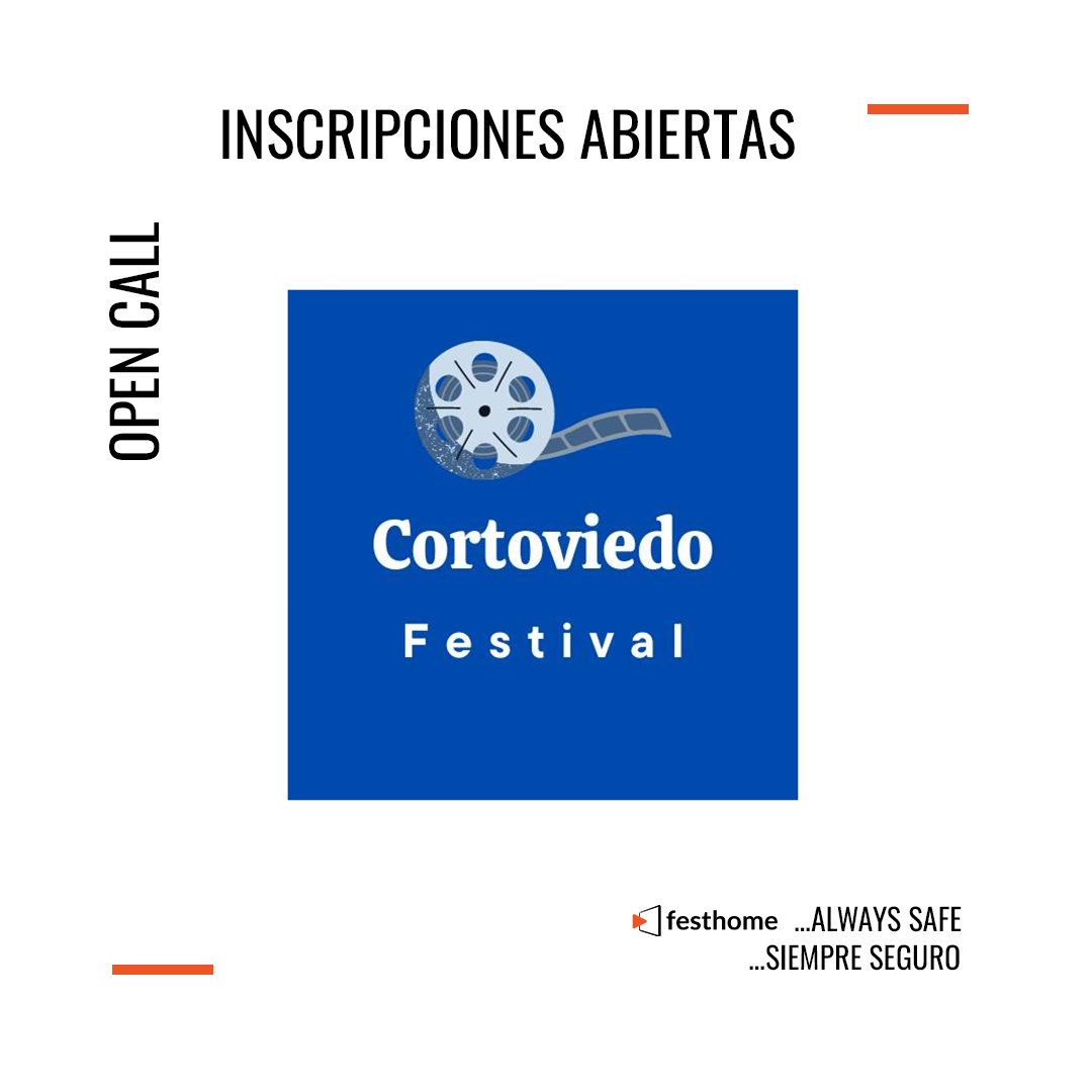 15º Cortoviedo, Festival De Cortometrajes Ciudad De Oviedo
@cortoviedo

📩 festhome.com/festival/corto…

#callforentries #opencall #filmfestival #film #festival #corto #shortfilm #submissions #inscripciones #festivaldecine #deadline