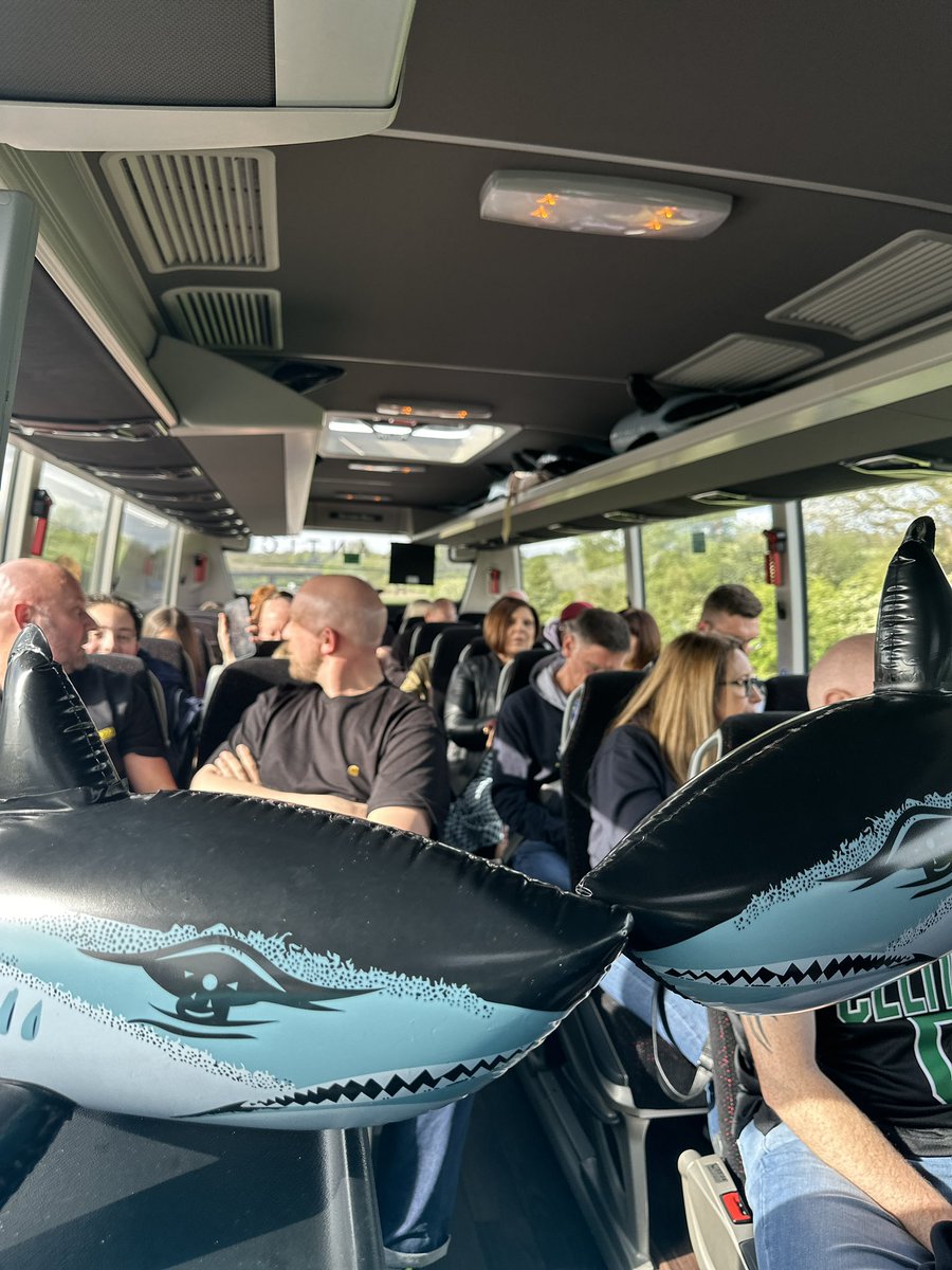 @SheffieldSharks on tour 🦈

We are on route to Leicester 🚌

LETS GO SHARKS 🔥