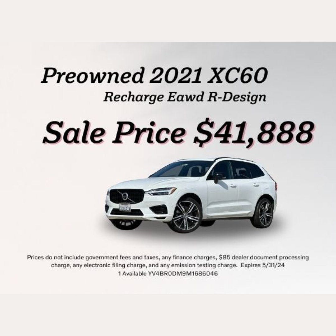 Come by and take advantage of this deal before it expires!

#xc60 #putnam #putnamauto #putnamautomotive #putnamfamilydealerships #cars #volvo #volvocarsburlingame #putnam #showroom #dealership #burlingame #sanmateo