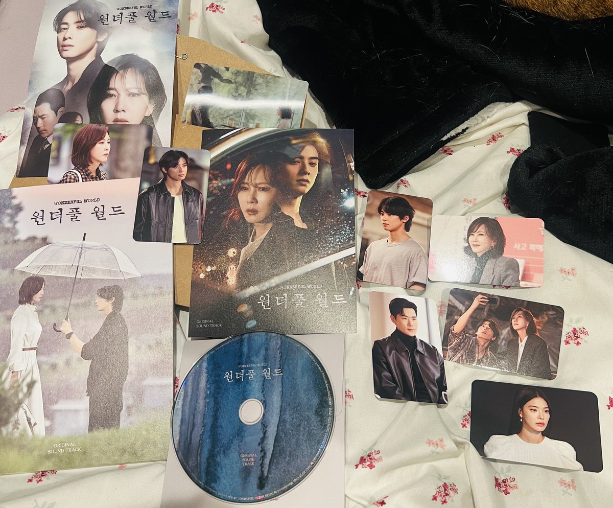 Got my #WonderfulWorld OST, and it actually comes in an envelope like it’s about to tell me my husband slept with my sister while I was in prison for murdering our son’s killer… 🥹 #원더풀월드