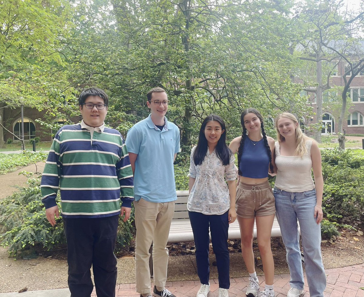 The Meng Lab group photo of 2024 spring at @VanderbiltU . Finishing the semester off strong! 🌸🌸🌸