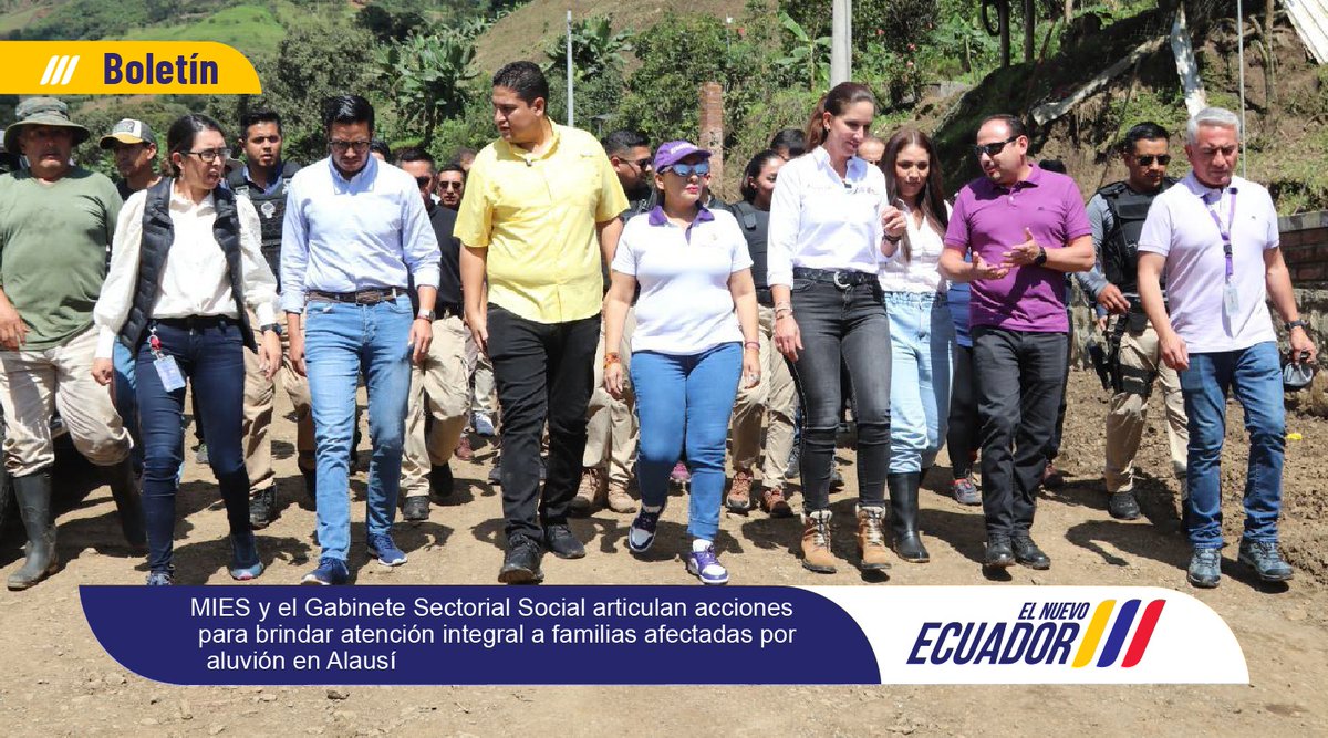 📰#BOLETÍN | El #GSDesarrolloSocial articula acciones para atender, de manera integral, a alrededor de 377 personas damnificadas por el aluvión en Alausí. Se han entregado 262 kits con alimentos no perecibles y varios enseres de hogar. Más información ⬇ n9.cl/3h4fk