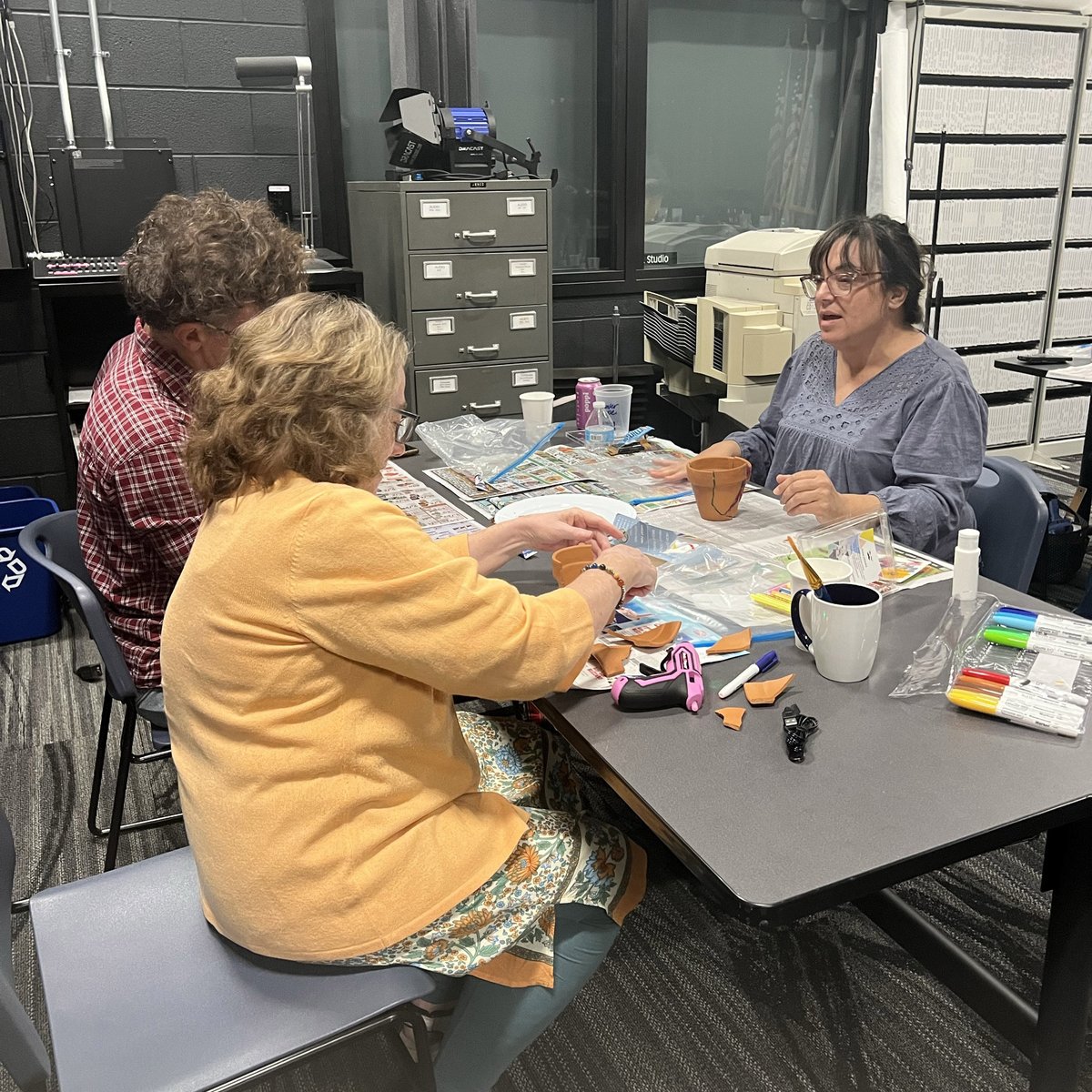 In April our new Wellness Coordinator organized a special event for members; a live performance in Studio C from Zach Freidhof honoring his grief journey followed by a unique art therapy activity. A big thank you to Zach for this great experience!