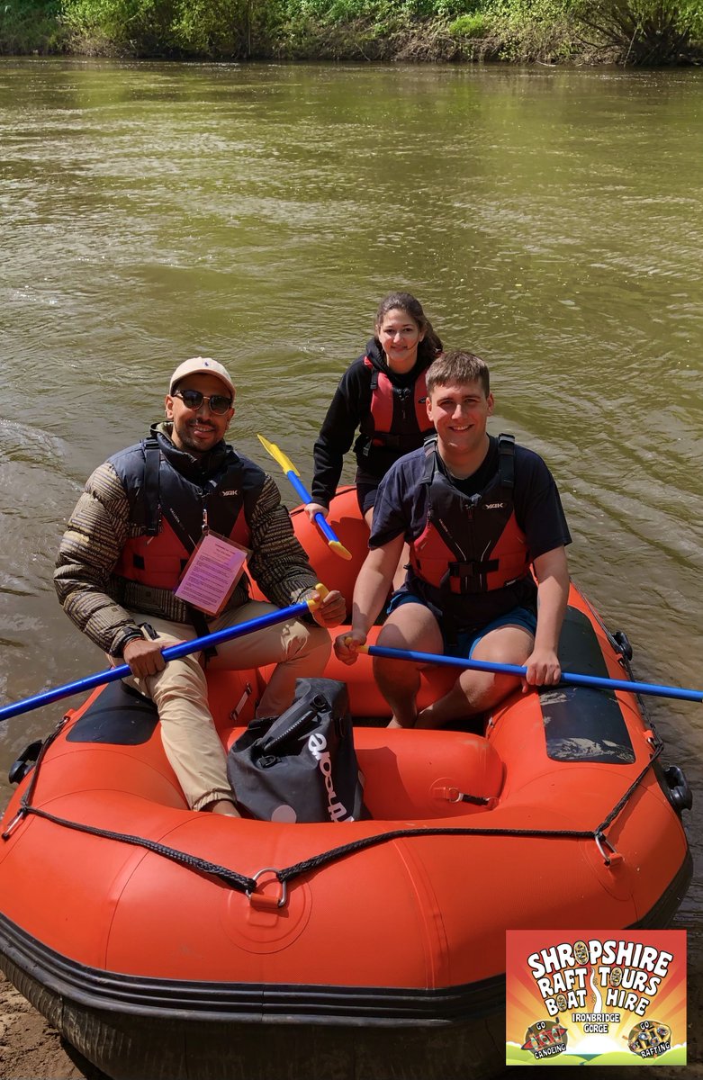 OMG! What a great day! The sun came out and so did our lovely customers who had a great time paddling down the river. #bridgnorth #ironbridge #FamilyFun #greatdaysout #riversevern #rafting #sunnydays #paddle