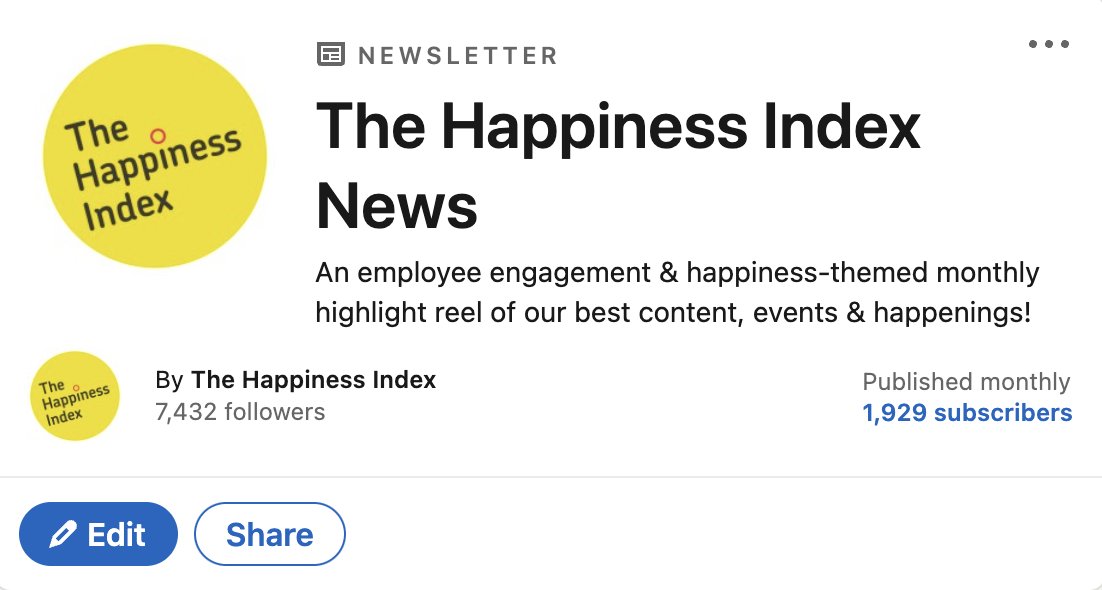 ❓ Want to be kept updated on the latest #EmployeeEngagement, #Happiness and #HR related happenings? 😃 Let us do the heavy lifting for you hubs.la/Q02vTmNs0