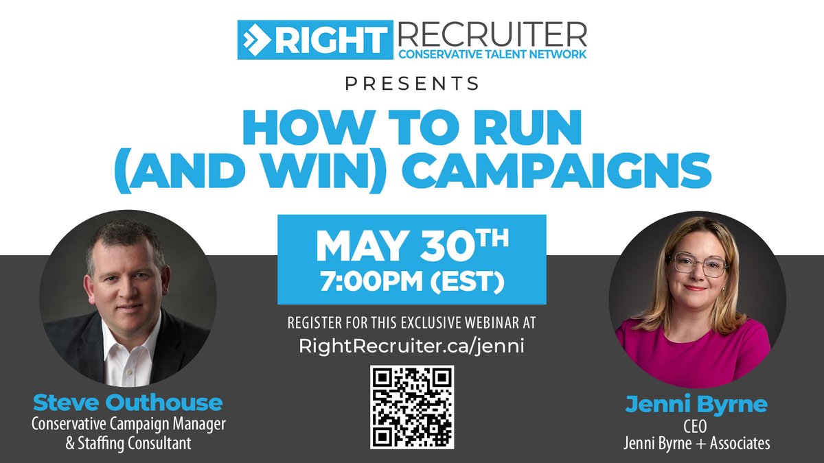 While the federal campaign may be a year away, it IS an election year in BC, SK and NB. If you are one of the 200+ conservative campaign managers leading a local campaign this year, this interview is for you! I'm thrilled to have @Jenni_Byrne as our guest on the next Right