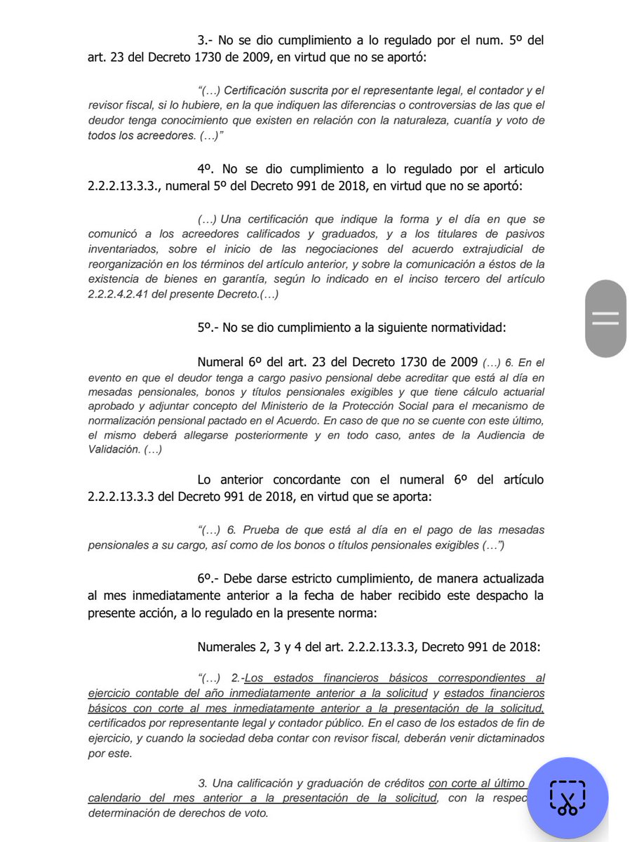 #ATENCION 
@AsoDeporCali rechazado del Decreto 560 por no cumplir con algunos artículos , ahora tendrá 10 días hábiles para subsanar lo solicitado.