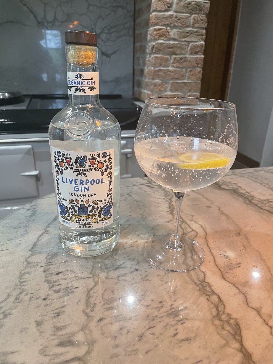 Now that’s rather nice! Staying close to my roots! #LiverpoolGin 😋 Just what was needed after a busy conference week!