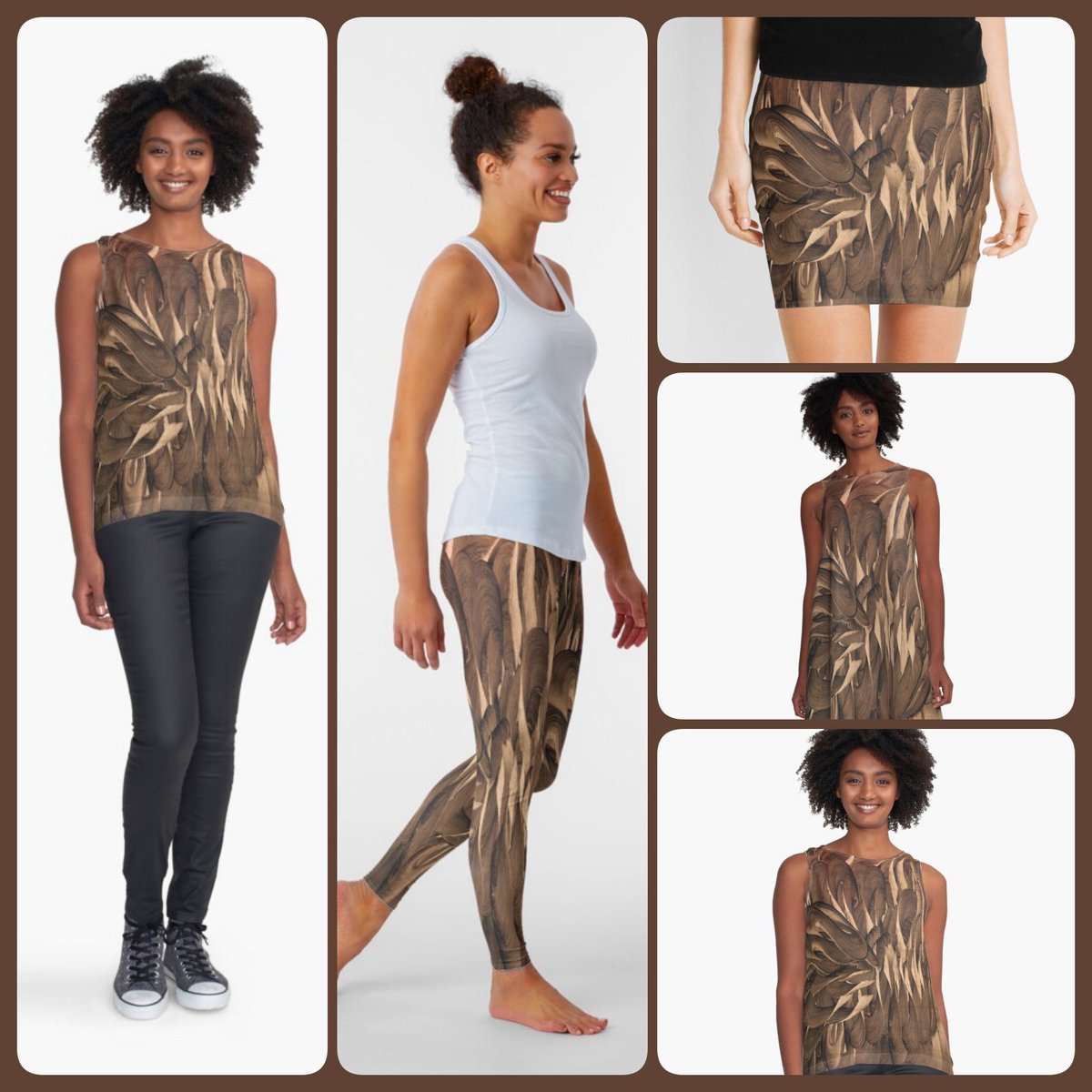 Heimr Sleeveless Top~by Art Falaxy ~Be Artful~ #redbubble #accessories #fashion #art #artfalaxy #hats #hoodies #dresses #scarves #socks #leggings #sweatshirts #tshirts #caps #trendy #FindYourThing #brown #earthtones #beige redbubble.com/i/top/Heimr-by…