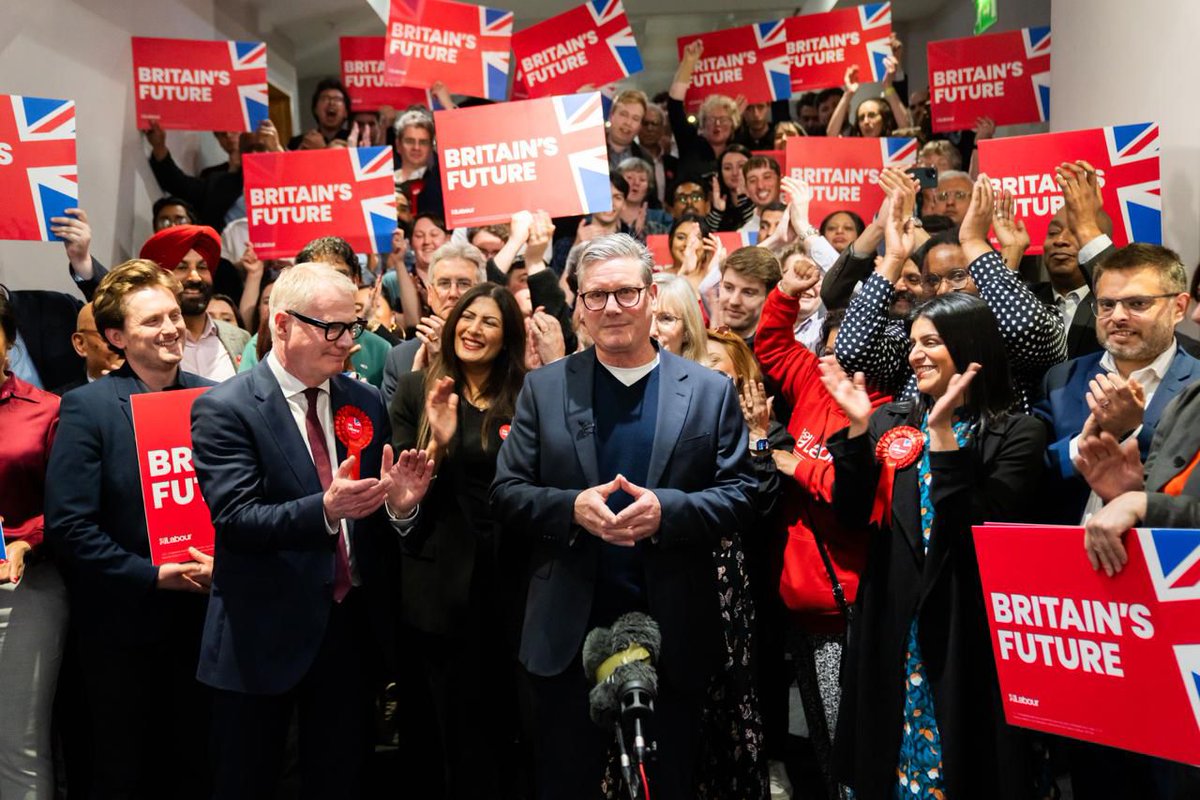 What a way to close these local elections. I’m so proud of the campaign @RichParkerLab ran. Across the country, Labour has shown we are back in the service of working people. Change can only happen if you vote for it — bring on a general election.
