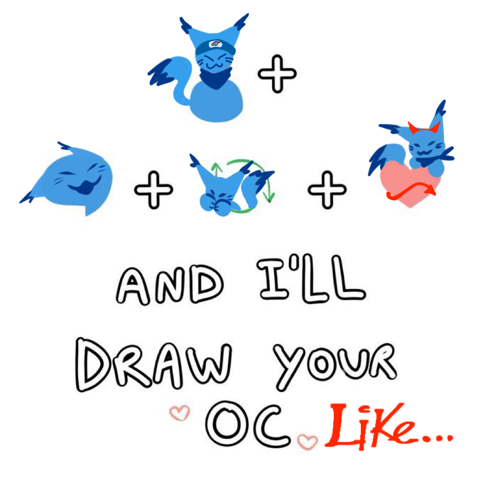 Here we go again, because why not! nwn)/✨

Attention!!! The dynamic is the following: I will make the drawings in Naruto style or hazbinH style, 

comment with your oc ❤️ for hazbin and 🧡 for Naruto style.

#artmoots #ocartist  #DigitalArtist  #ocart