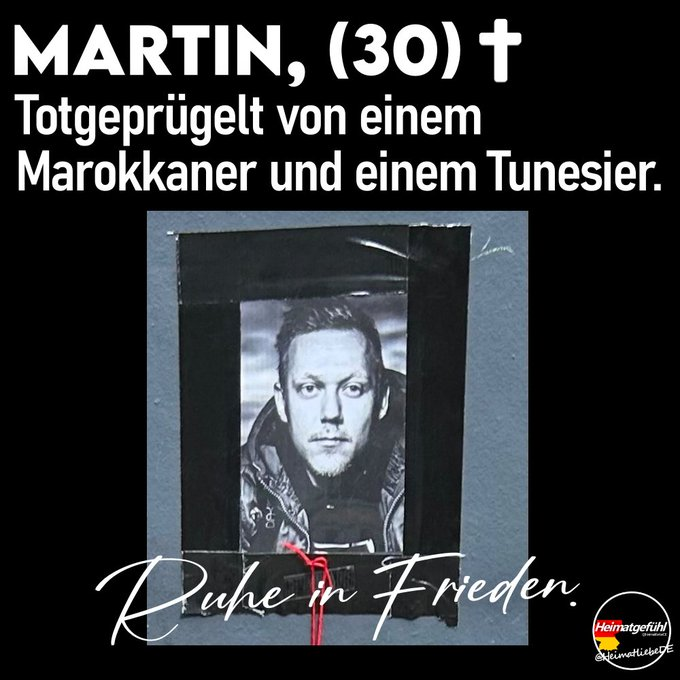 #MatthiasEcke 
Er lebt nicht mehr, aber der Aufschrei ist klein.