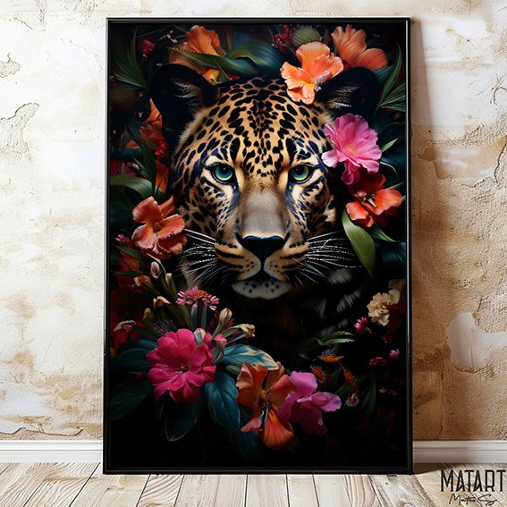 Leopard 
artboxone.de/wandbilder/pos…

#leopard #flowers #forest #nature #photoshop #home #homedecor #poster #room #art #artist #sale #artsale #ilustration #digitalart #orderart #commissionart #commissionopen #art #artist #fanart #artforsale