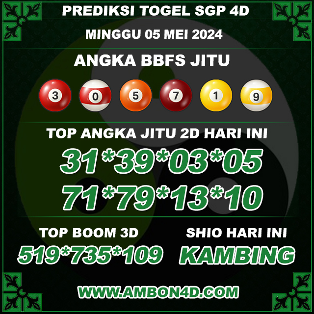 PREDIKSI TOGEL SGP 4D 05 MEI 2024  #prediksitogel #prediksitogelhariini #bocorantogel #bocoransgp #prediksisgp #prediksitogelsgp #bocorantogelsgp #syairsgp #syairtogel #kodesyair #kodesyairsgp #prediksiangkagaib #paitosgp #prediksipaitosgp #angkajitu #prediksiangkajitu