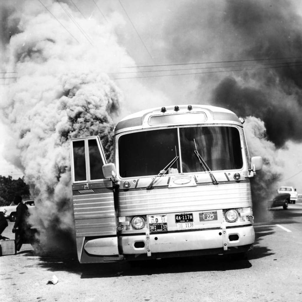 63 years ago today, the Freedom Riders set off from Washington DC. They were civil rights activists who rode interstate buses into the segregated South, challenging Jim Crow laws. 

They were arrested, beaten, and met with brutality.

They had courage to demand more. Do we?