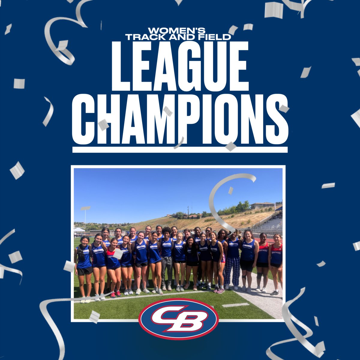 Congratulations to our Women's Track and Field team for winning their 2nd straight Capital Athletic League championship! This is also their third championship in four years! They will look to repeat as D3 Champions next week! #GoFalcons