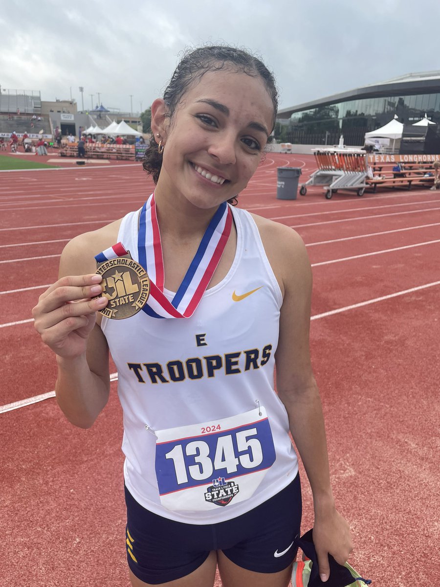 UIL STATE RESULTS 6A Girls 3,200 It's a bronze for Adelynn Rodriguez! 1, San Juanita Leal, Edinburg North, 10:02.10 2, Macy Wingard, Denton Braswell, 10:17.71 3, @Ade1ynn Rodriguez, @EastwoodTrack, 10:23.76