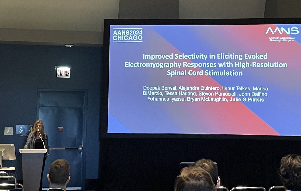 Honored to present our team’s work ⁦@ilknurtelkes⁩ ⁦@MarisaDiMarzio⁩ ⁦@deepak_berwal_⁩ #AANS2024