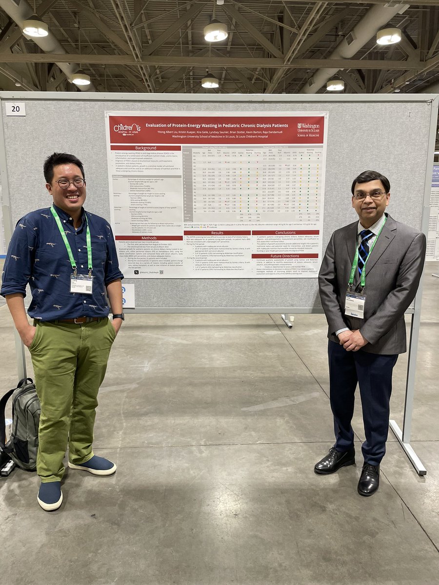 Congrats to our @WashU_PedsNeph fellow Albert Liu @Liupofhenle for his poster today at #PAS2024 !