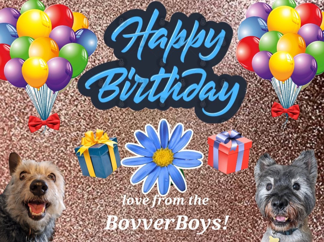 Happy Birthday Penny 🎂 Love from Rupert and Norman xxx @Norman_Dillon1 #BovverBoys