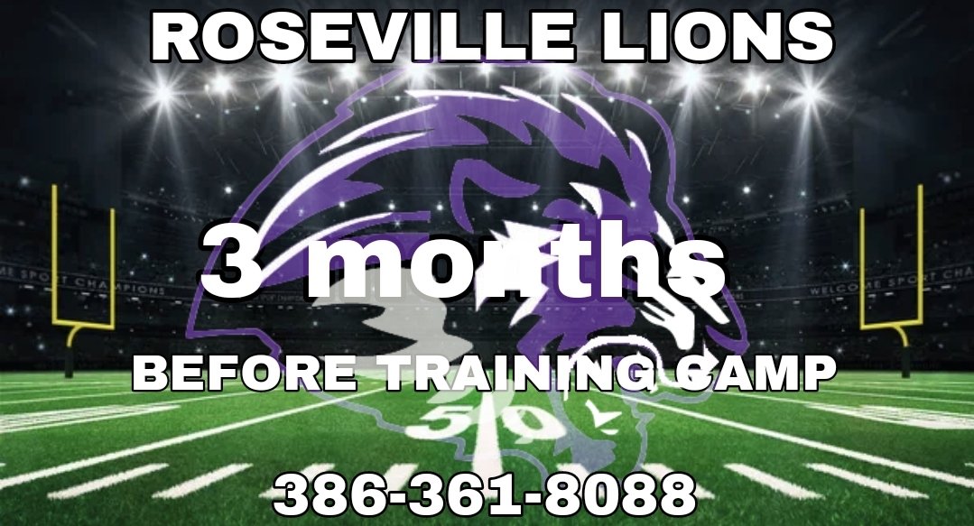 Seniors, you still have a chance to play college football. Come JOIN the ROSEVILLE LIONS Text your name & pos. only if you are serious. 386-361-8088 @larryblustein @MaxPreps @PrepRedzoneNext @prepsrecruit @PP_All_American