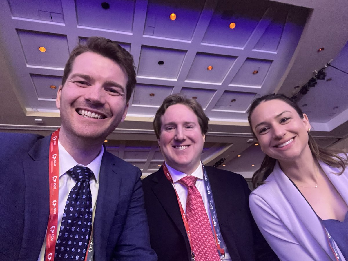 Enjoying a great conference at SCAI with <a href="/QMalleryMD/">Quinn Mallery</a> <a href="/emilyjanak1/">Emily Janak</a>