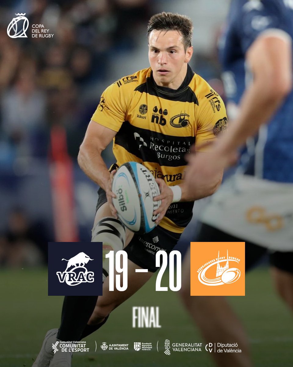 𝐅𝐈𝐍𝐀𝐋 de @copareyrugby 🏆 

<a href="/VRAC/">🧀 VRAC 🧀</a> ⚔️ <a href="/RugbyAparejos/">Recoletas Burgos 2031 - Caja Rural</a> 

#LoQueNosUne | #CopaRugby24