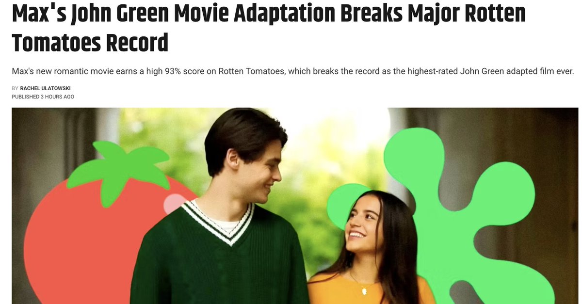 Things we love to see: screenrant.com/turtles-all-th… I'm happy critics like the movie. I'm even happier that audiences do. Streaming on Max now!