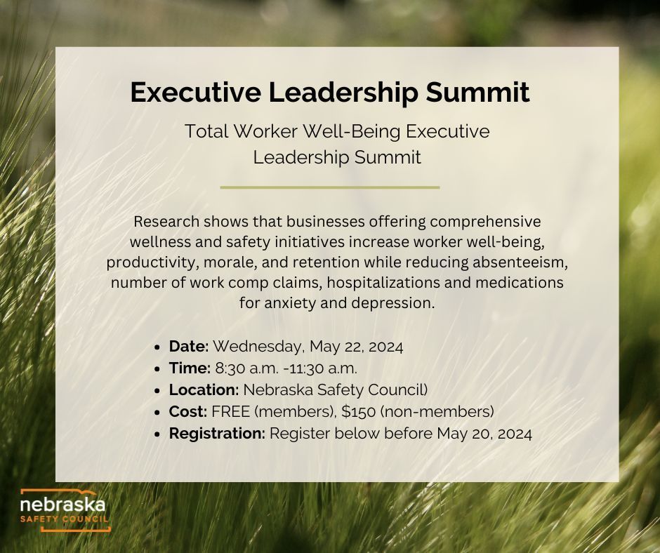 Protecting the health and safety of workers is our number one priority! The conditions of work are constantly changing, creating new health and safety issues in the workplace. Join us for a Leadership Summit on May 22, 2024. Learn more: buff.ly/4aVRf1P  #wellness #NESC
