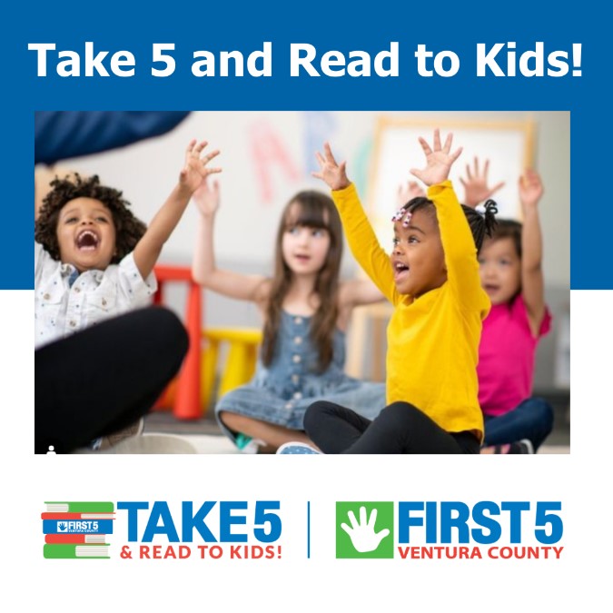 The most powerful ways to develop children’s literacy skills are also the simplest - Talk, Read, Sing every day!  #Take5VC #First5VC #Take5andRead